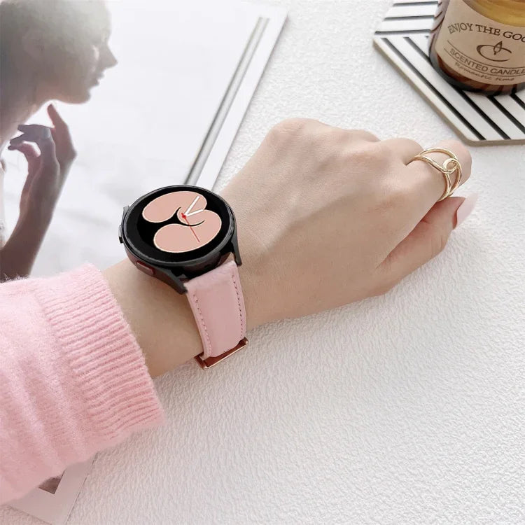 ライチテクスチャーレザーストラップバンド、Samsung Galaxy Watch4 40mm / 44mm用