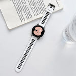 二色シリコンストラップバンド、Samsung Galaxy Watch4 40mm / 44mm用