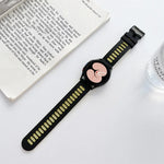 二色シリコンストラップバンド、Samsung Galaxy Watch4 40mm / 44mm用