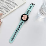 二色シリコンストラップバンド、Samsung Galaxy Watch4 40mm / 44mm用
