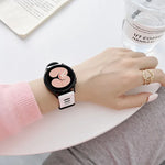 二色シリコンストラップバンド、Samsung Galaxy Watch4 40mm / 44mm用