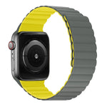 シリコン磁気一体型ロングストラップウォッチバンド、Apple Watchシリーズ 7 41mm / 6&SE&5&4 40mm / 3&2&1 38mm、7 45mm / 6&SE&5&4 44mm / 3&2&1 42mm用