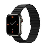 シリコン磁気一体型ロングストラップウォッチバンド、Apple Watchシリーズ 7 41mm / 6&SE&5&4 40mm / 3&2&1 38mm、7 45mm / 6&SE&5&4 44mm / 3&2&1 42mm用