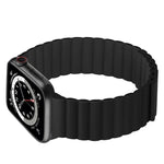 シリコン磁気一体型ロングストラップウォッチバンド、Apple Watchシリーズ 7 41mm / 6&SE&5&4 40mm / 3&2&1 38mm、7 45mm / 6&SE&5&4 44mm / 3&2&1 42mm用