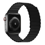 シリコン磁気一体型ロングストラップウォッチバンド、Apple Watchシリーズ 7 41mm / 6&SE&5&4 40mm / 3&2&1 38mm、7 45mm / 6&SE&5&4 44mm / 3&2&1 42mm用