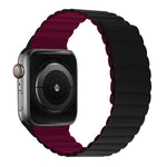 シリコン磁気一体型ロングストラップウォッチバンド、Apple Watchシリーズ 7 41mm / 6&SE&5&4 40mm / 3&2&1 38mm、7 45mm / 6&SE&5&4 44mm / 3&2&1 42mm用