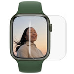 UV液体曲面フル接着フルスクリーン強化ガラスフィルム、Apple Watchシリーズ 9 / 8 / 7 41mm用、Apple Watchシリーズ 8 / 7 41mm用、Apple Watchシリーズ 8 / 7 45mm用