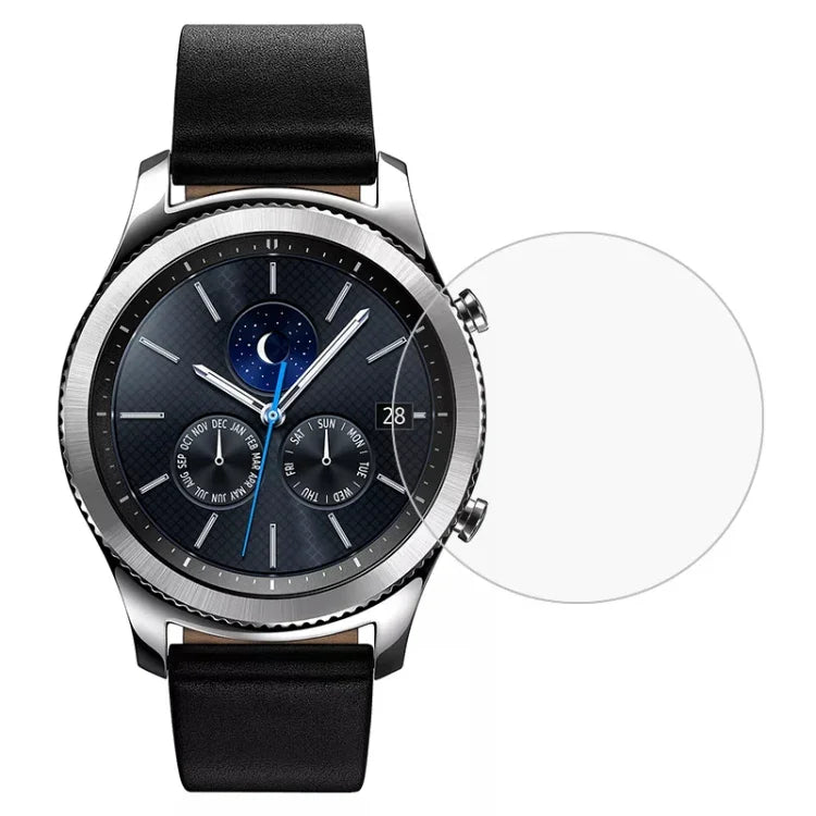 22mm直径ユニバーサル強化ガラスフィルム Samsung / LG / Sony / Huawei / Garmin用, 22mm
