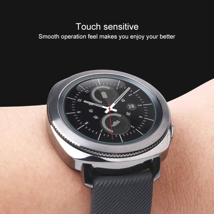 22mm直径ユニバーサル強化ガラスフィルム Samsung / LG / Sony / Huawei / Garmin用, 22mm