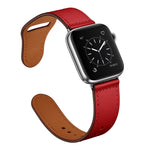 Apple Watch シリーズ用レザー交換用ウォッチバンド、7 45mm / 6&SE&5&4 44mm / 3&2&1 42mm、7 41mm / 6&SE&5&4 40mm / 3&2&1 38mm
