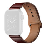 Apple Watch シリーズ用レザー交換用ウォッチバンド、7 45mm / 6&SE&5&4 44mm / 3&2&1 42mm、7 41mm / 6&SE&5&4 40mm / 3&2&1 38mm