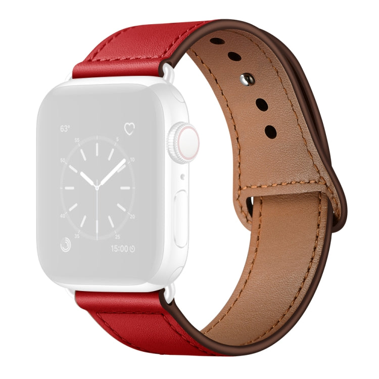 Apple Watch シリーズ用レザー交換用ウォッチバンド、7 45mm / 6&SE&5&4 44mm / 3&2&1 42mm、7 41mm / 6&SE&5&4 40mm / 3&2&1 38mm