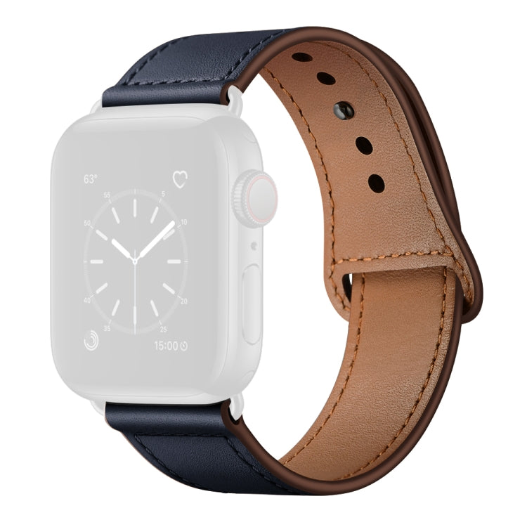 Apple Watch シリーズ用レザー交換用ウォッチバンド、7 45mm / 6&SE&5&4 44mm / 3&2&1 42mm、7 41mm / 6&SE&5&4 40mm / 3&2&1 38mm