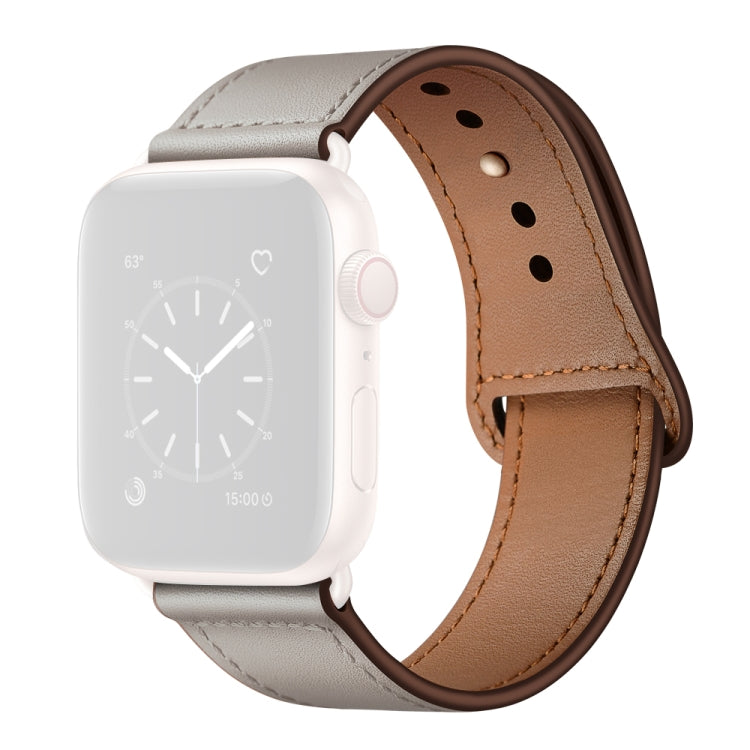 Apple Watch シリーズ用レザー交換用ウォッチバンド、7 45mm / 6&SE&5&4 44mm / 3&2&1 42mm、7 41mm / 6&SE&5&4 40mm / 3&2&1 38mm