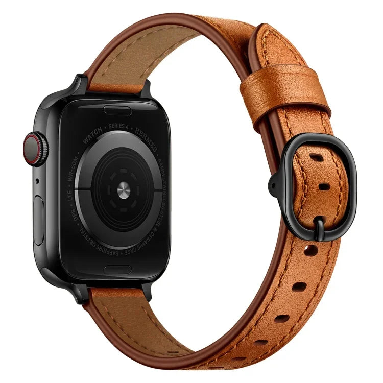 14mmレザーストラップウォッチバンド、Apple Watchシリーズ 7 41mm / 6&SE&5&4 40mm / 3&2&1 38mm、7 45mm / 6&SE&5&4 44mm / 3&2&1 42mm用