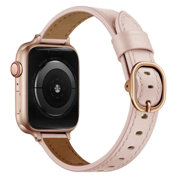 14mmレザーストラップウォッチバンド、Apple Watchシリーズ 7 41mm / 6&SE&5&4 40mm / 3&2&1 38mm、7 45mm / 6&SE&5&4 44mm / 3&2&1 42mm用