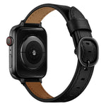 14mmレザーストラップウォッチバンド、Apple Watchシリーズ 7 41mm / 6&SE&5&4 40mm / 3&2&1 38mm、7 45mm / 6&SE&5&4 44mm / 3&2&1 42mm用