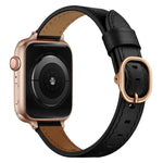 14mmレザーストラップウォッチバンド、Apple Watchシリーズ 7 41mm / 6&SE&5&4 40mm / 3&2&1 38mm、7 45mm / 6&SE&5&4 44mm / 3&2&1 42mm用