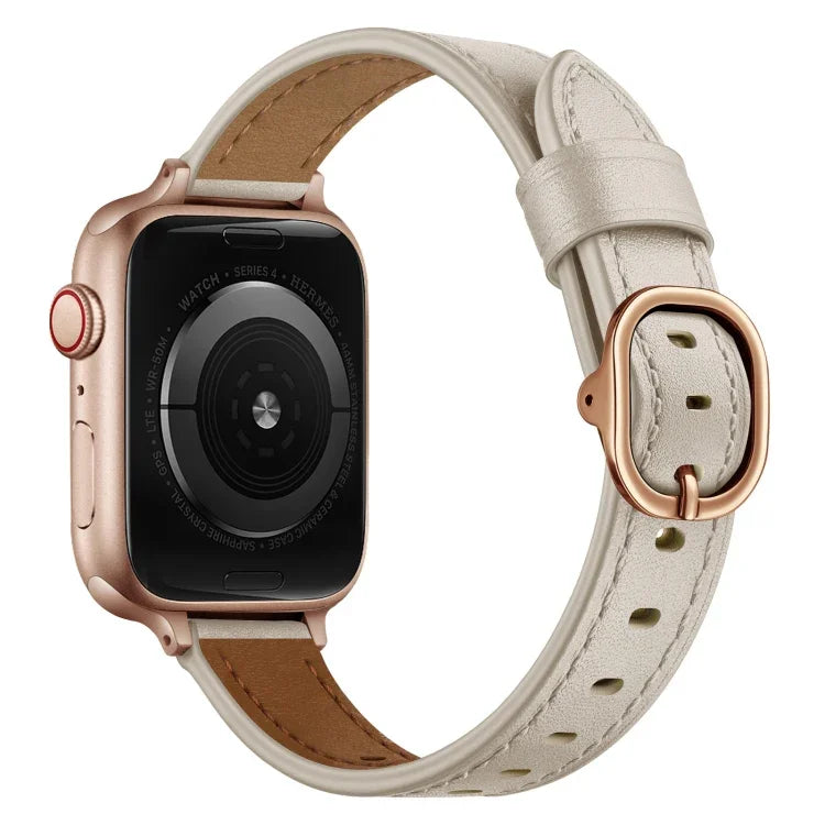 14mmレザーストラップウォッチバンド、Apple Watchシリーズ 7 41mm / 6&SE&5&4 40mm / 3&2&1 38mm、7 45mm / 6&SE&5&4 44mm / 3&2&1 42mm用
