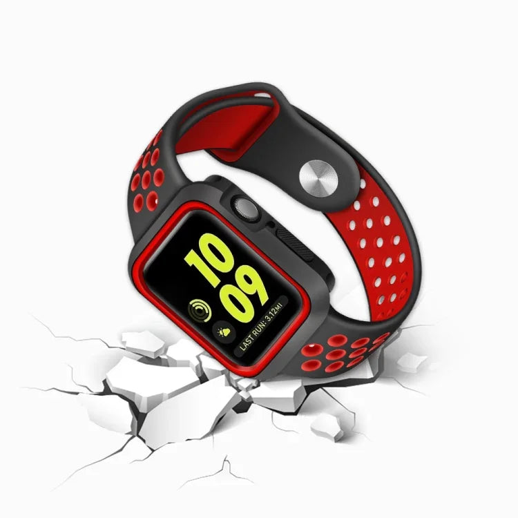 Two-color Shockproof Protective Case, For Apple Watch Series 9 / 8 / 7 41mm