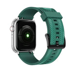 カーボンファイバー質感交換用ウォッチバンド、Apple Watchシリーズ 7 41mm / 6&SE&5&4 40mm / 3&2&1 38mm、7 45mm / 6&SE&5&4 44mm / 3&2&1 42mm用