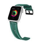 カーボンファイバー質感交換用ウォッチバンド、Apple Watchシリーズ 7 41mm / 6&SE&5&4 40mm / 3&2&1 38mm、7 45mm / 6&SE&5&4 44mm / 3&2&1 42mm用
