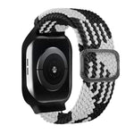 TPUフレームバックル編み込み一体型交換用ウォッチバンド、Apple Watchシリーズ 6 & SE & 5 & 4 40mm / 3 & 2 & 1 38mm、6 & SE & 5 & 4 44mm / 3 & 2 & 1 42mm用