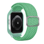 TPUフレームバックル編み込み一体型交換用ウォッチバンド、Apple Watchシリーズ 6 & SE & 5 & 4 40mm / 3 & 2 & 1 38mm、6 & SE & 5 & 4 44mm / 3 & 2 & 1 42mm用