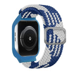TPUフレームバックル編み込み一体型交換用ウォッチバンド、Apple Watchシリーズ 6 & SE & 5 & 4 40mm / 3 & 2 & 1 38mm、6 & SE & 5 & 4 44mm / 3 & 2 & 1 42mm用