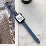 ライチテクスチャースリムストラップウォッチバンド、Apple Watchシリーズ 7 41mm / 6&SE&5&4 40mm / 3&2&1 38mm、7 45mm / 6&SE&5&4 44mm / 3&2&1 42mm用