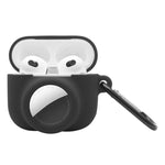 2in1 衝撃吸収 全面保護シリコン保護ケース AirPods 3／AirTag第2世代／第1世代用、AirPods 3／AirTag対応