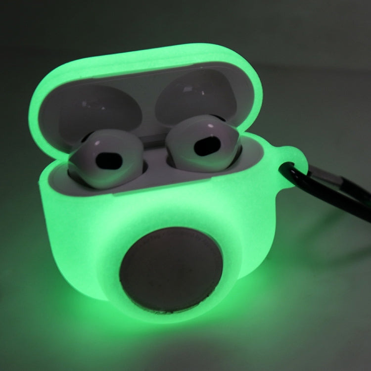 2in1 衝撃吸収 全面保護シリコン保護ケース AirPods 3／AirTag第2世代／第1世代用、AirPods 3／AirTag対応