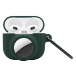 2in1 衝撃吸収 全面保護シリコン保護ケース AirPods 3／AirTag第2世代／第1世代用、AirPods 3／AirTag対応