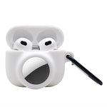 2in1 衝撃吸収 全面保護シリコン保護ケース AirPods 3／AirTag第2世代／第1世代用、AirPods 3／AirTag対応