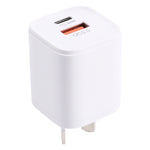 20WACB 20W QC3.0 + PD クイックチャージャー、AUプラグ、EUプラグ、USプラグ