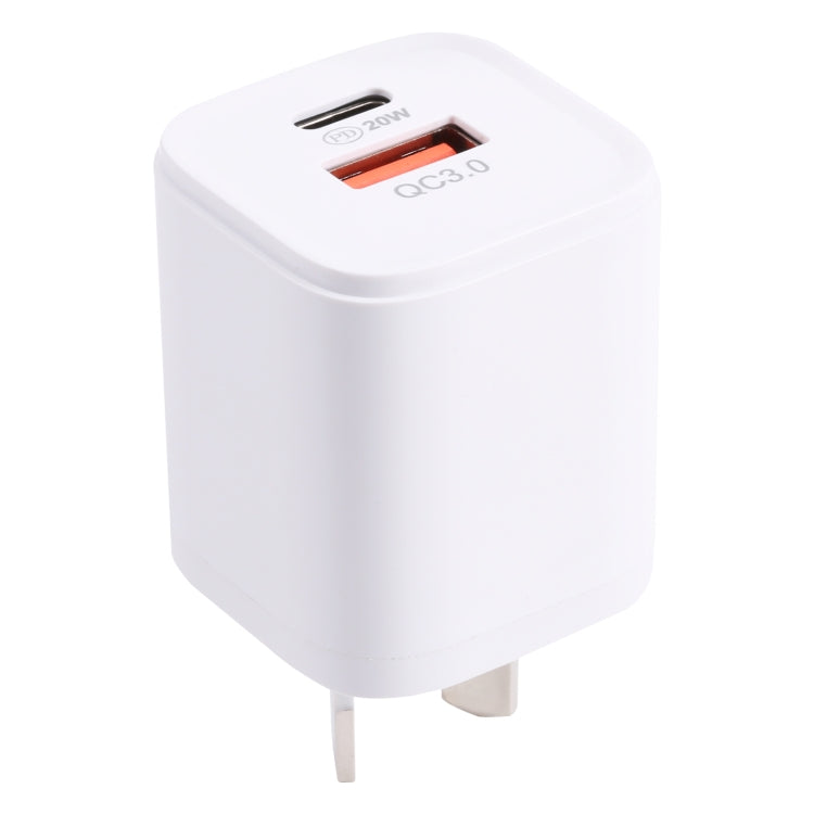 20WACB 20W QC3.0 + PD クイックチャージャー、AUプラグ、EUプラグ、USプラグ