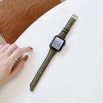 ナイフテール型カウハイド交換用ウォッチバンド、Apple Watchシリーズ用、7 45mm / 6&SE&5&4 44mm / 3&2&1 42mm、7 41mm / 6&SE&5&4 40mm / 3&2&1 38mm