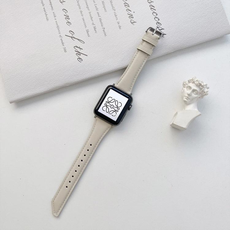 ナイフテール型カウハイド交換用ウォッチバンド、Apple Watchシリーズ用、7 45mm / 6&SE&5&4 44mm / 3&2&1 42mm、7 41mm / 6&SE&5&4 40mm / 3&2&1 38mm