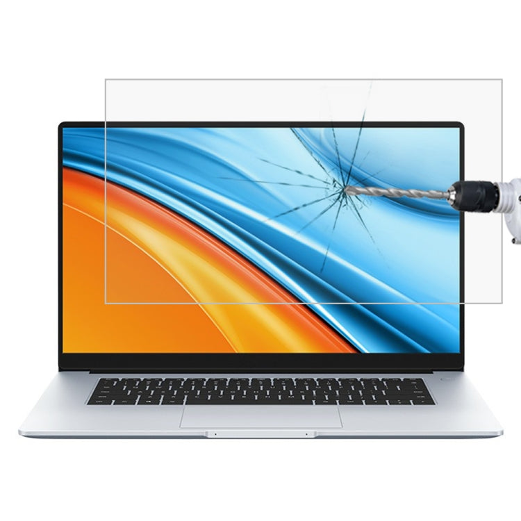 ノートパソコン画面HD強化ガラス保護フィルム、Xiaomi Redmi Book Pro 15 15.6インチ用、Huawei MateBook B3-510 15.6インチ用、Huawei MateBook D 15 2020 15.6インチ用、Huawei MateBook D 15 2021 15.6インチ用、MECHREVO CODE 01 15.6インチ用