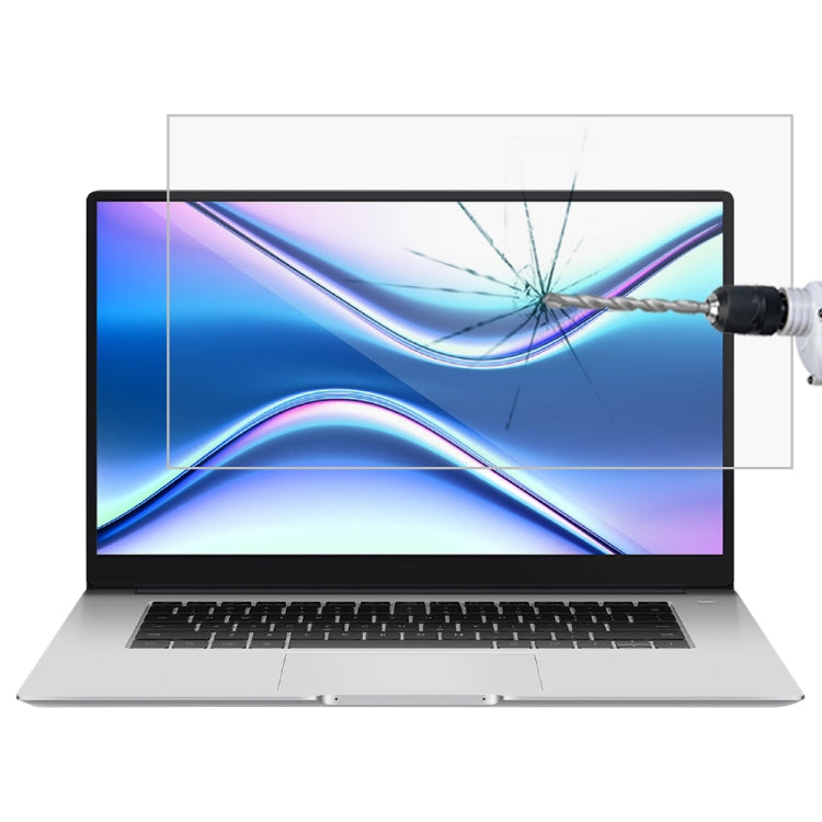 ノートパソコン画面HD強化ガラス保護フィルム、Xiaomi Redmi Book Pro 15 15.6インチ用、Huawei MateBook B3-510 15.6インチ用、Huawei MateBook D 15 2020 15.6インチ用、Huawei MateBook D 15 2021 15.6インチ用、MECHREVO CODE 01 15.6インチ用
