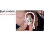 1ペア imak ワイヤレスイヤホン シリコン紛失防止ストラップ イヤーフック AirPods 3用