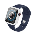 IMAK 衝撃吸収PC保護ケース＋強化ガラスフィルム、Apple Watchシリーズ 6 & SE & 5 & 4 44mm用、Apple Watchシリーズ 3 & 2 & 1 42mm用、Apple Watchシリーズ 6 & SE & 5 & 4 40mm用、Apple Watchシリーズ 3 & 2 & 1 38mm用