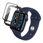 IMAK 衝撃吸収PC保護ケース＋強化ガラスフィルム、Apple Watchシリーズ 6 & SE & 5 & 4 44mm用、Apple Watchシリーズ 3 & 2 & 1 42mm用、Apple Watchシリーズ 6 & SE & 5 & 4 40mm用、Apple Watchシリーズ 3 & 2 & 1 38mm用