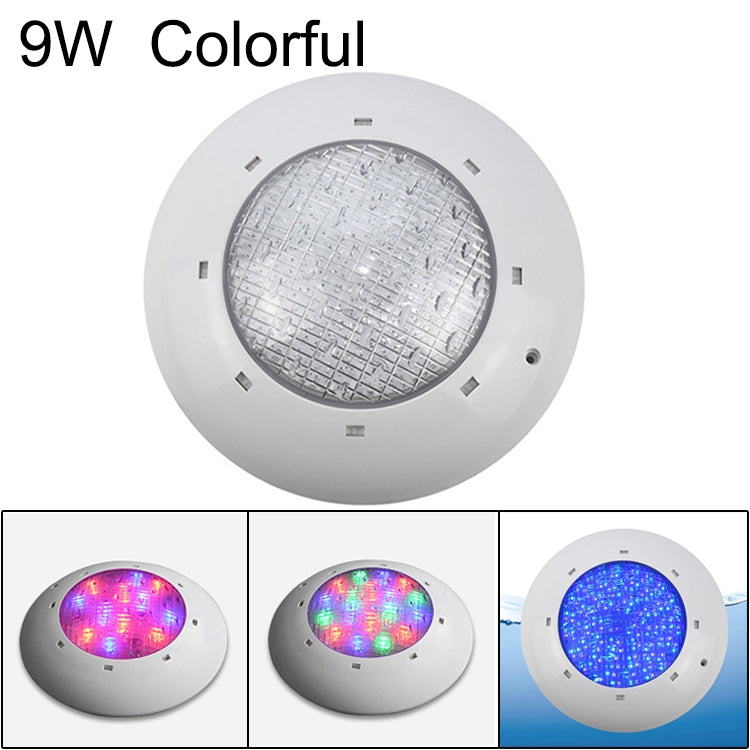 ABSプラスチック製スイミングプール壁掛けランプ 水中ライト、6W、9W、12W、18W、24W、12x3W、18x3W