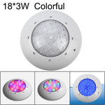 ABSプラスチック製スイミングプール壁掛けランプ 水中ライト、6W、9W、12W、18W、24W、12x3W、18x3W