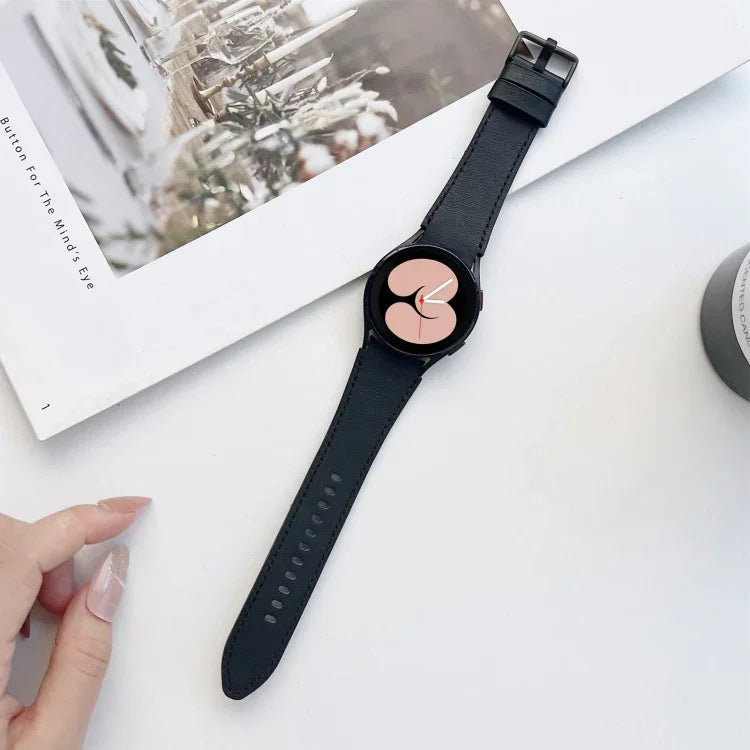 両面レザーストラップウォッチバンド、Samsung Galaxy Watch4 40mm / 44mm用