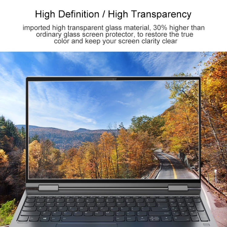 ノートパソコン画面HD強化ガラス保護フィルム、Lenovo Yoga C740 15.6インチ用、MACHENIKE F117 15.6インチ用、MACHENIKE F117-BB3 15.6インチ用、MACHENIKE F117-X 15.6インチ用、MACHENIKE Machbook-PCi1 15.6インチ用、MACHENIKE Machbook-PD1 15.6インチ用