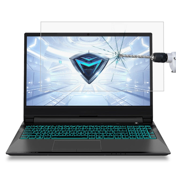 ノートパソコン画面HD強化ガラス保護フィルム、Lenovo Yoga C740 15.6インチ用、MACHENIKE F117 15.6インチ用、MACHENIKE F117-BB3 15.6インチ用、MACHENIKE F117-X 15.6インチ用、MACHENIKE Machbook-PCi1 15.6インチ用、MACHENIKE Machbook-PD1 15.6インチ用