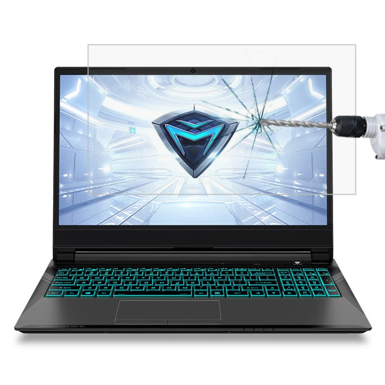 ノートパソコン画面HD強化ガラス保護フィルム、Lenovo Yoga C740 15.6インチ用、MACHENIKE F117 15.6インチ用、MACHENIKE F117-BB3 15.6インチ用、MACHENIKE F117-X 15.6インチ用、MACHENIKE Machbook-PCi1 15.6インチ用、MACHENIKE Machbook-PD1 15.6インチ用