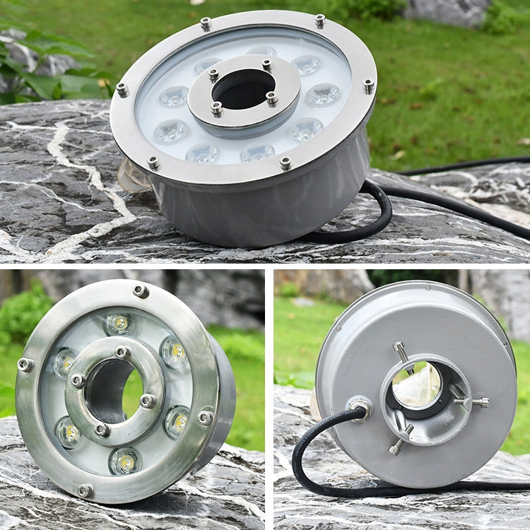 景観リングLEDアルミ合金製水中噴水ライト、6W、9W、12W、18W、24W